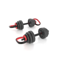 Ensemble d'haltérophilie 6 en 1 pour homegym avec barre de liaison - 40 kg