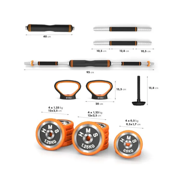 Ensemble d'équipement pour séances d'haltérophilie en homegym - 20 kg