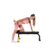 Ensemble d'équipement pour séances d'haltérophilie en homegym de couleur orange - 30 kg