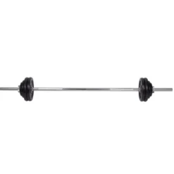 Ensemble haltères et barres avec mallette et matériaux robustes - 50 kg