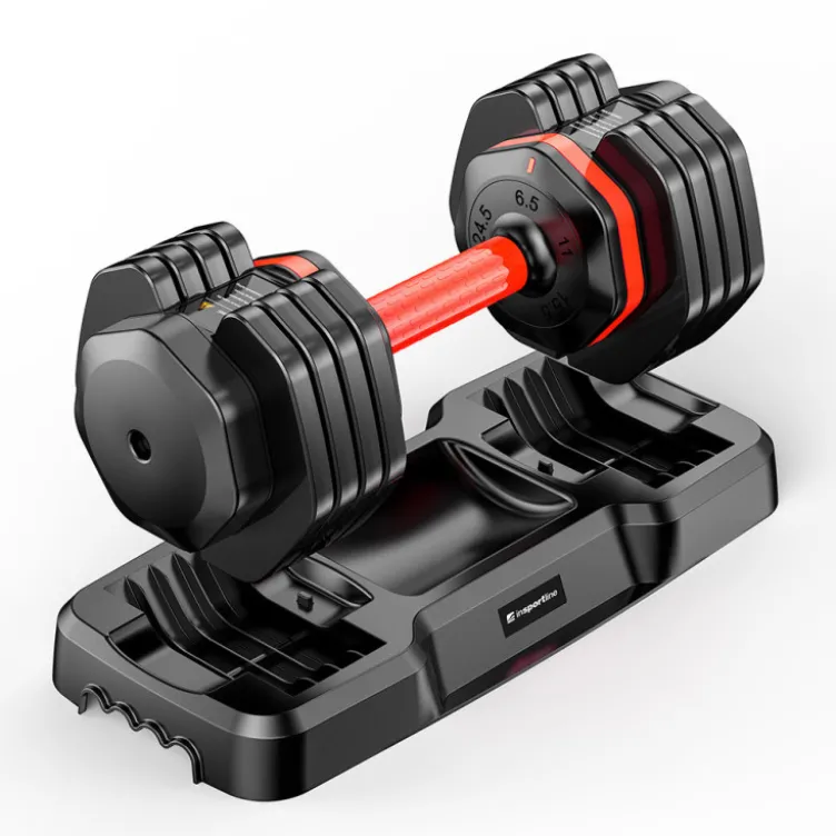 Ensemble Paire Haltères réglables 6,5 à 24,5 KG avec socle de rangement