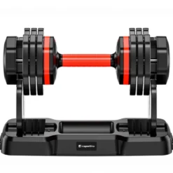 Ensemble Paire Haltères réglables 6,5 à 24,5 KG avec socle de rangement