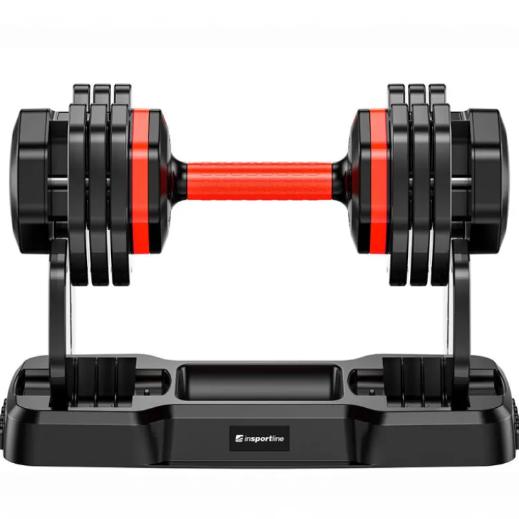 Ensemble Paire Haltères réglables 6,5 à 24,5 KG avec socle de rangement