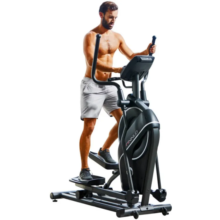 Entraîneur elliptique connecté pour exercices de cardio - Écran LCD XL