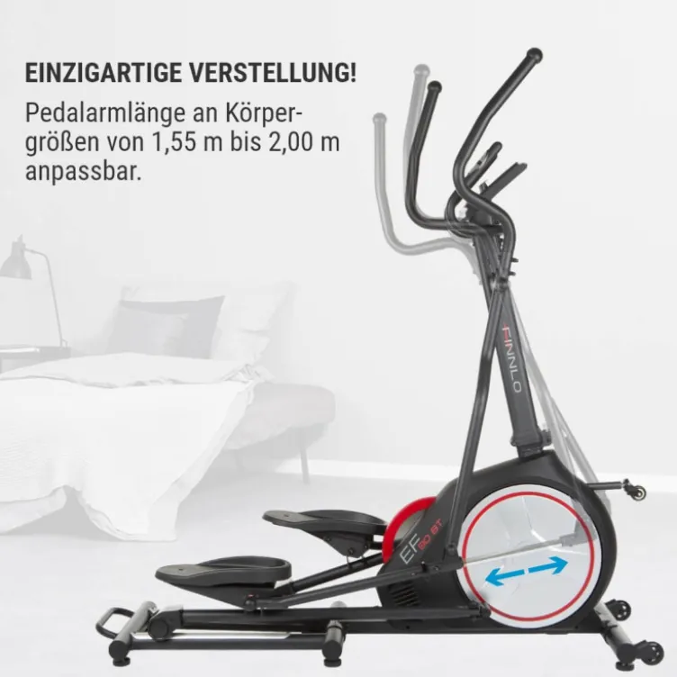 Entraîneur elliptique pour entraînement de cardio - Écran LCD