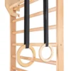 Espalier avec barre de tractions et anneaux de gymnastique - 250 x 90 cm