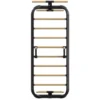 Espalier en bois de hêtre et acier design pour fitness et gymnastique à domicile avec barres de traction - 220 x 86 cm
