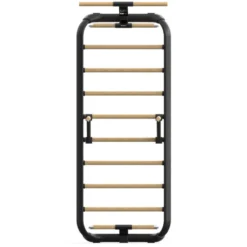 Espalier en bois de hêtre et acier design pour fitness et gymnastique à domicile avec barres de traction - 220 x 86 cm