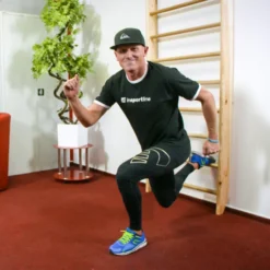 Espalier en bois de hêtre à fixation murale pour home gym - 4 dimensions
