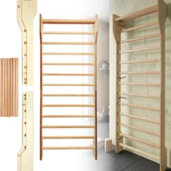 Espalier en bois de hêtre massif à capacité de charge 130 kg et 90 cm de large - 3 hauteurs disponibles