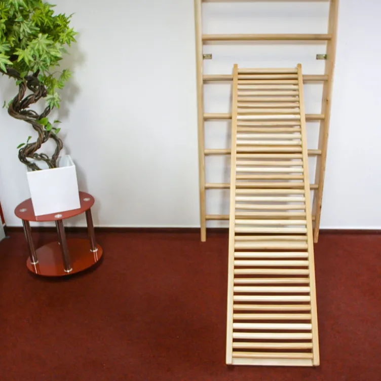 Espalier en bois de hêtre robuste 190 x 65 cm - Capacité de charge 130 kg