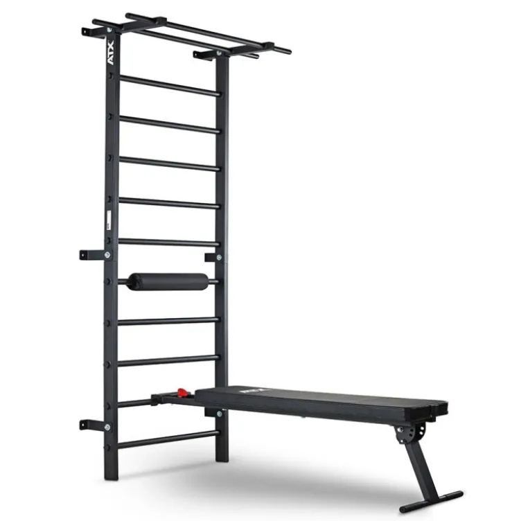 Espalier mural ATX avec barre de traction - banc -Station home-training
