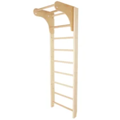 Espaliers combinés à une barre de traction pour training en homegym ou salle de sport 250 x 90 cm