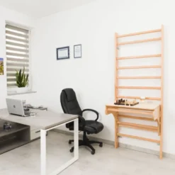 Espaliers d'appartement en bois avec accessoires de musculation - 200 x 80 cm