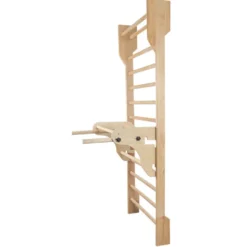 Espaliers d'intérieur en bois avec accessoires de musculation - 250 x 90 cm