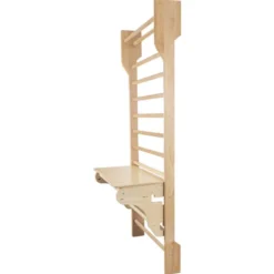 Espaliers d'intérieur en bois avec accessoires de musculation - 250 x 90 cm