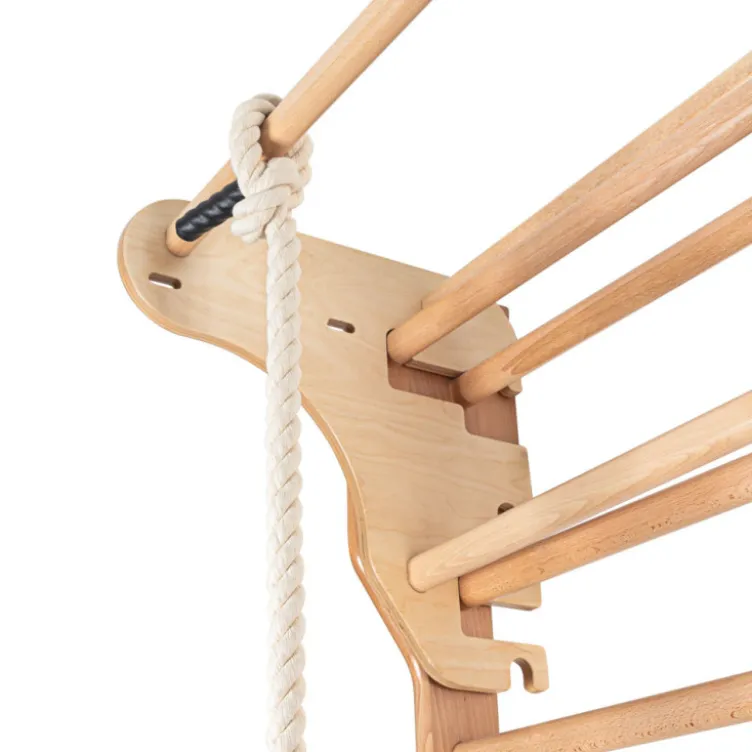 Espaliers d'intérieur en bois avec accessoires de musculation - 190 x 65 cm