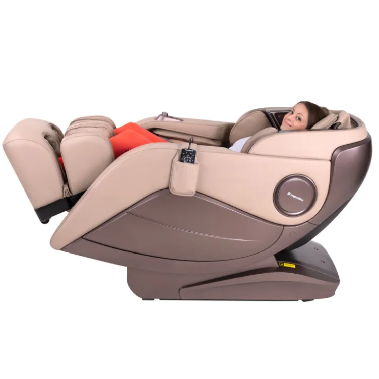Fauteuil de massage luxueux avec ioniseur d'air et dossier chauffant - LED de détente -Relaxation des muscles