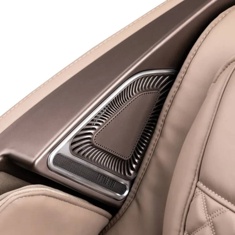 Fauteuil de massage luxueux avec ioniseur d'air et dossier chauffant - LED de détente -Relaxation des muscles