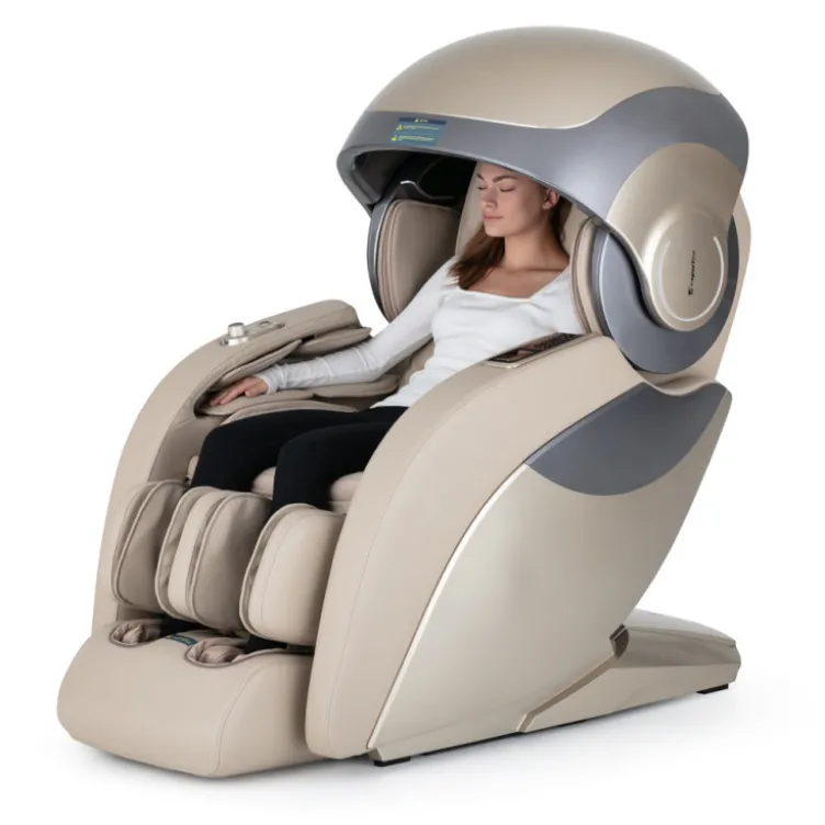 Fauteuil de massage relaxant haut de gamme avec fonction luminothérapie et aromathérapie - Détente musculaire