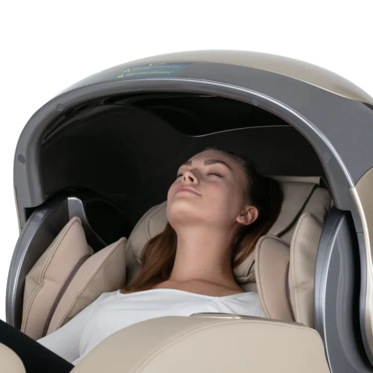 Fauteuil de massage relaxant haut de gamme avec fonction luminothérapie et aromathérapie - Détente musculaire