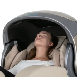 Fauteuil massant de luxe avec chauffage du dos et des mollets et dôme de luminothérapie - Bienfaits musculaires