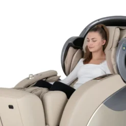 Fauteuil massant de luxe avec chauffage du dos et des mollets et dôme de luminothérapie - Bienfaits musculaires