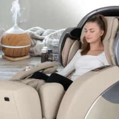Fauteuil massant de luxe avec chauffage du dos et des mollets et dôme de luminothérapie - Bienfaits musculaires