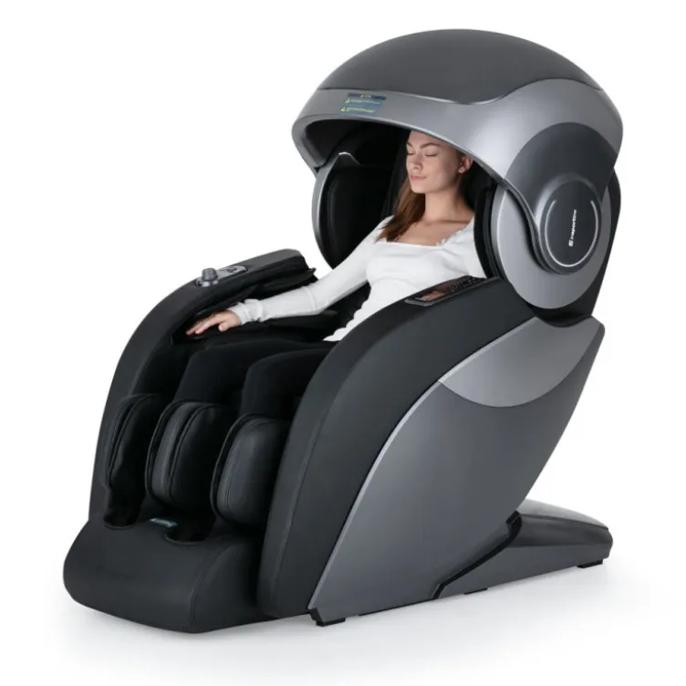 Fauteuil massant de luxe avec chauffage du dos et des mollets et dôme de luminothérapie - Bienfaits musculaires