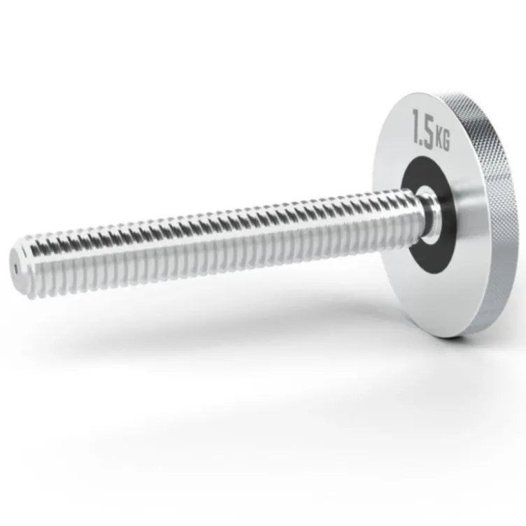 Fermetures filetées longues de 172 mm de long x 4 pour haltères réglables ATX Octa Dumbells - Accessoire d'extension