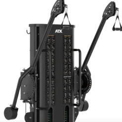 Functional pull trainer ATX avec poulie double vis à vis pour exercices de tirage - 2 x 92,5 kg