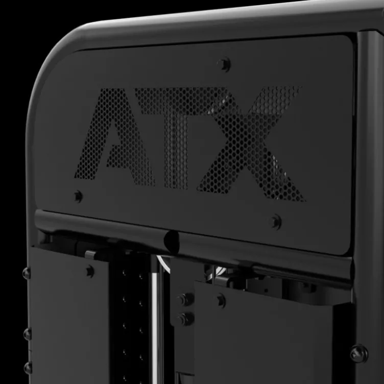 Functional Trainer ATX série 700 avec deux colonnes de poids de 100 kg et set d'accessoires - Station à poulie vis à vis homegym