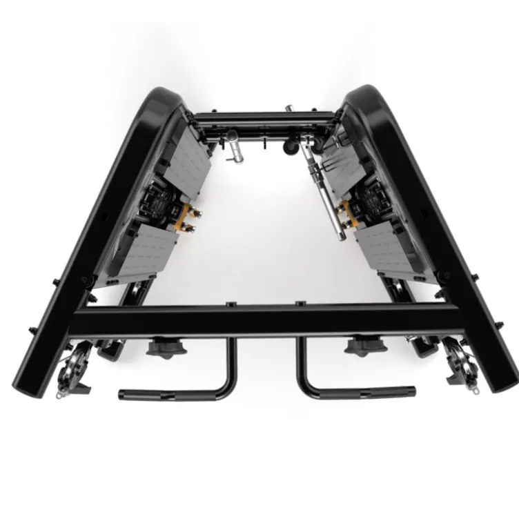 Functional Trainer ATX série 700 avec deux colonnes de poids de 100 kg et set d'accessoires - Station à poulie vis à vis homegym
