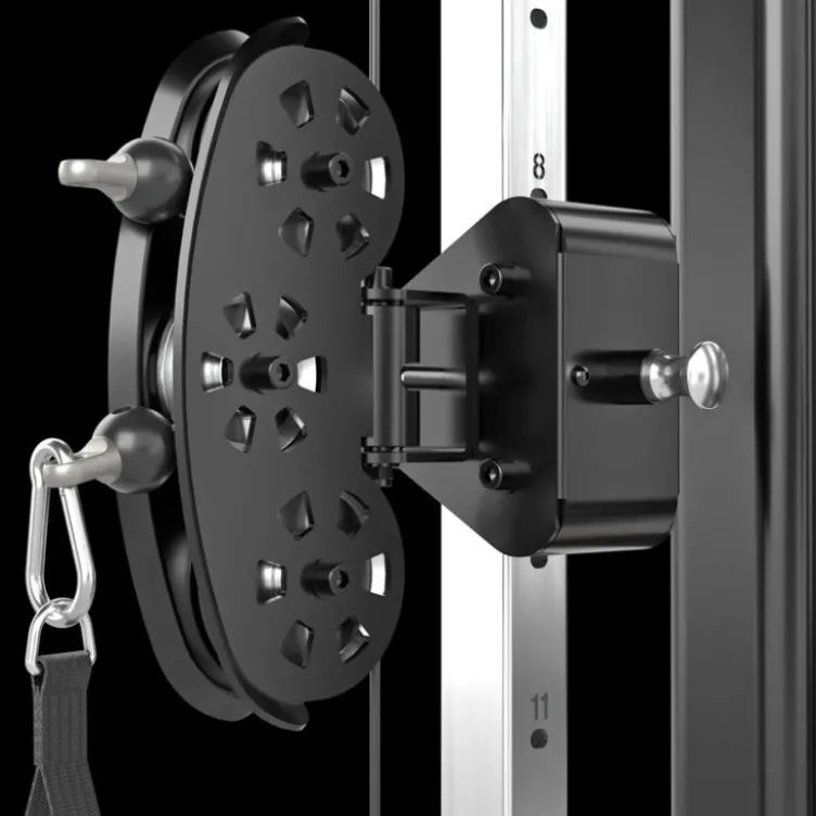 Functional Trainer ATX série 700 avec deux colonnes de poids de 100 kg et set d'accessoires - Station à poulie vis à vis homegym