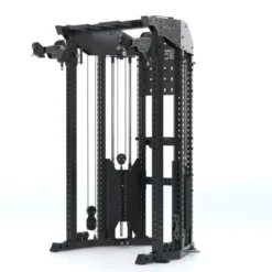 Functional Trainer Force USA - Rack de musculation à poulies doubles pour home gym et salle professionnelle - 2 x 90,7 kg