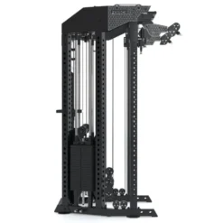 Functional Trainer Force USA - Rack de musculation à poulies doubles pour home gym et salle professionnelle - 2 x 90,7 kg