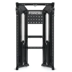 Functional Trainer Force USA - Rack de musculation à poulies doubles pour home gym et salle professionnelle - 2 x 90,7 kg