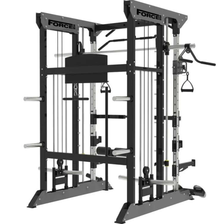 Functional trainer multi-équipé avec accessoires multiples - Musculation Force USA F50 V2