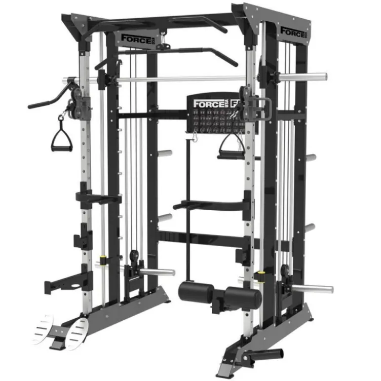 Functional trainer multi-équipé avec accessoires multiples - Musculation Force USA F50 V2