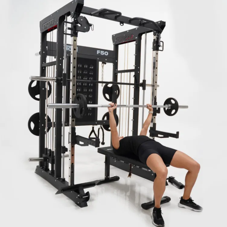 Functional trainer multi-équipé avec accessoires multiples - Musculation Force USA F50 V2