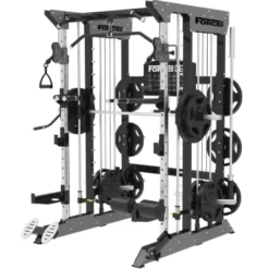 Functional trainer multi-équipé avec accessoires multiples - Musculation Force USA F50 V2