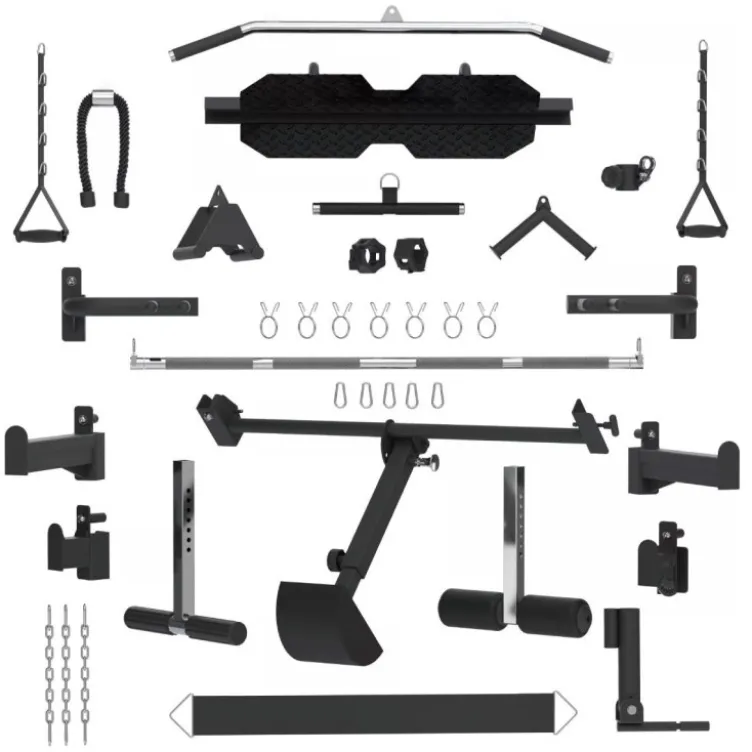 Functional Trainer Titanium Strength MX90 avec poulie double 2 x 90 kg et accessoires multiples