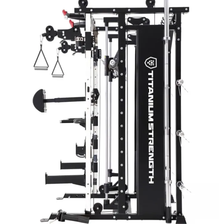 Functional Trainer Titanium Strength MX90 avec poulie double 2 x 90 kg et accessoires multiples