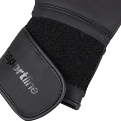 Gants de boxe en cuir pour entrainement de boxe et de kick boxing en homegym - Noir