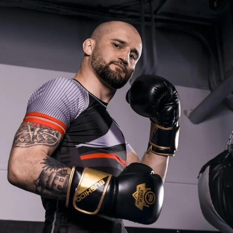 Gants de boxe professionnels doré de grande qualité