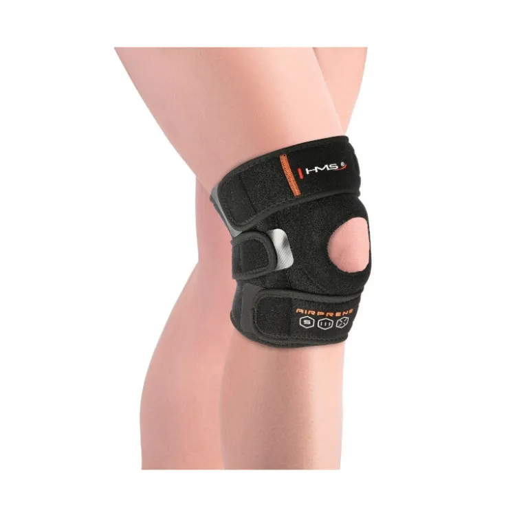 Genouillère de protection avec renforts latéraux et sangles de maintien - Attache velcro