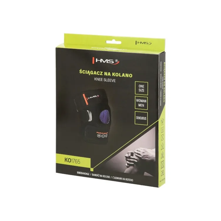 Genouillère de protection avec renforts latéraux et sangles de maintien - Attache velcro
