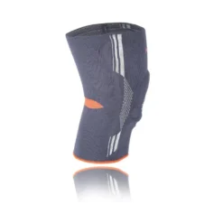 Genouillère de protection en élasthanne et nylon avec anneau de maintien en silicone