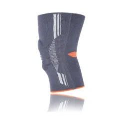 Genouillère de protection en élasthanne et nylon avec anneau de maintien en silicone