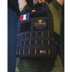 Gilet lesté de musculation professionnel 15 kg ajustable